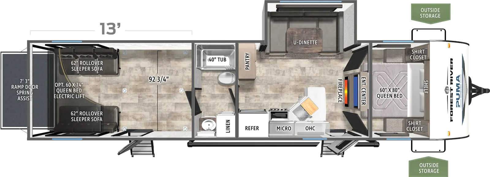 Puma Ambush 29TH Floorplan